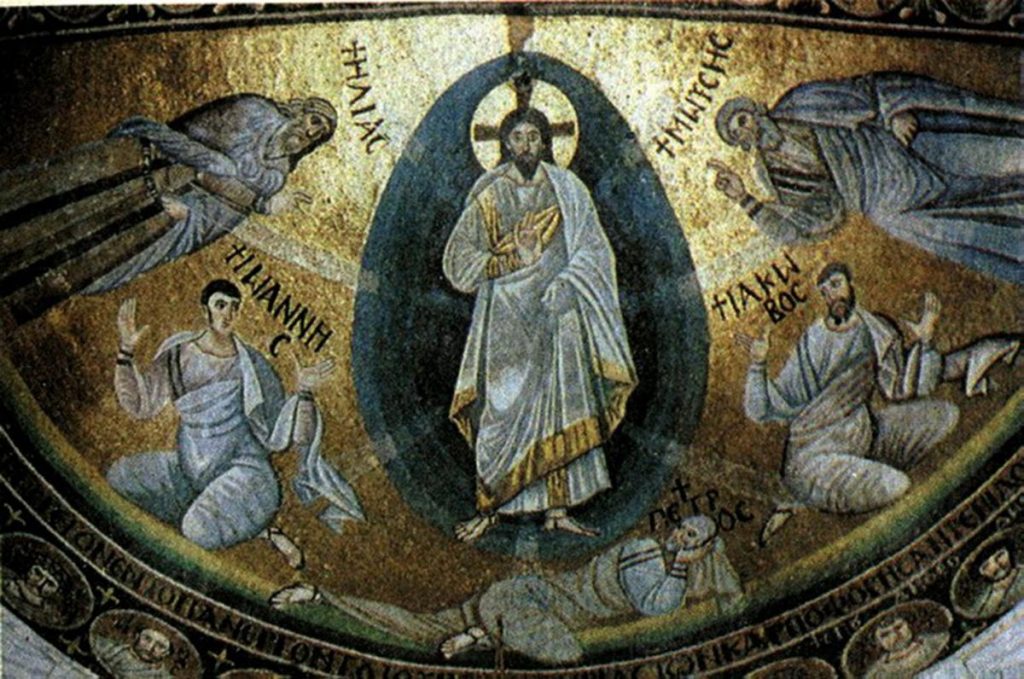 Мозаика Преображения монастырь святой Екатерины