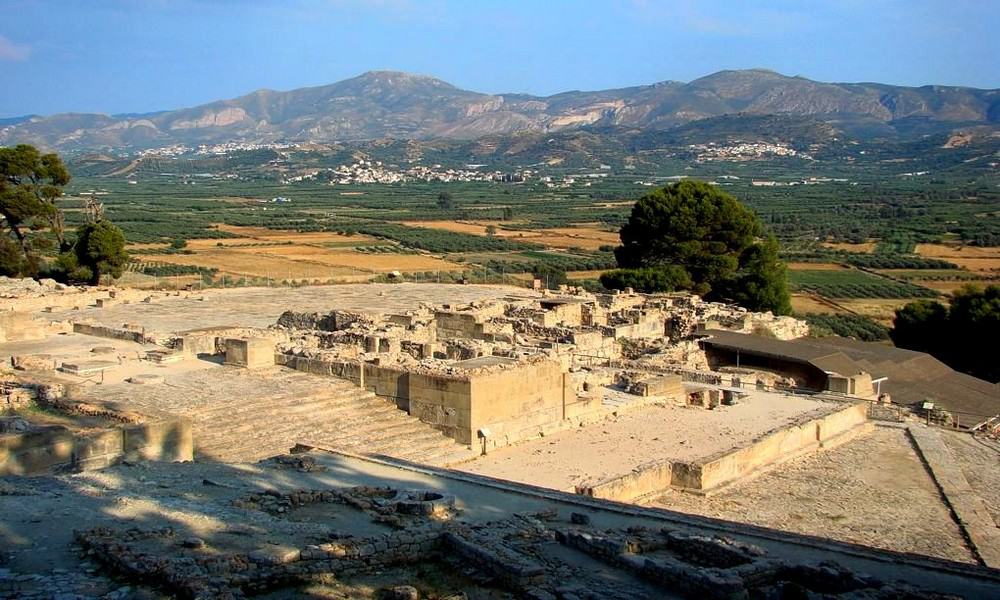 Руины древнего Феста Греция Крит достопримечательности