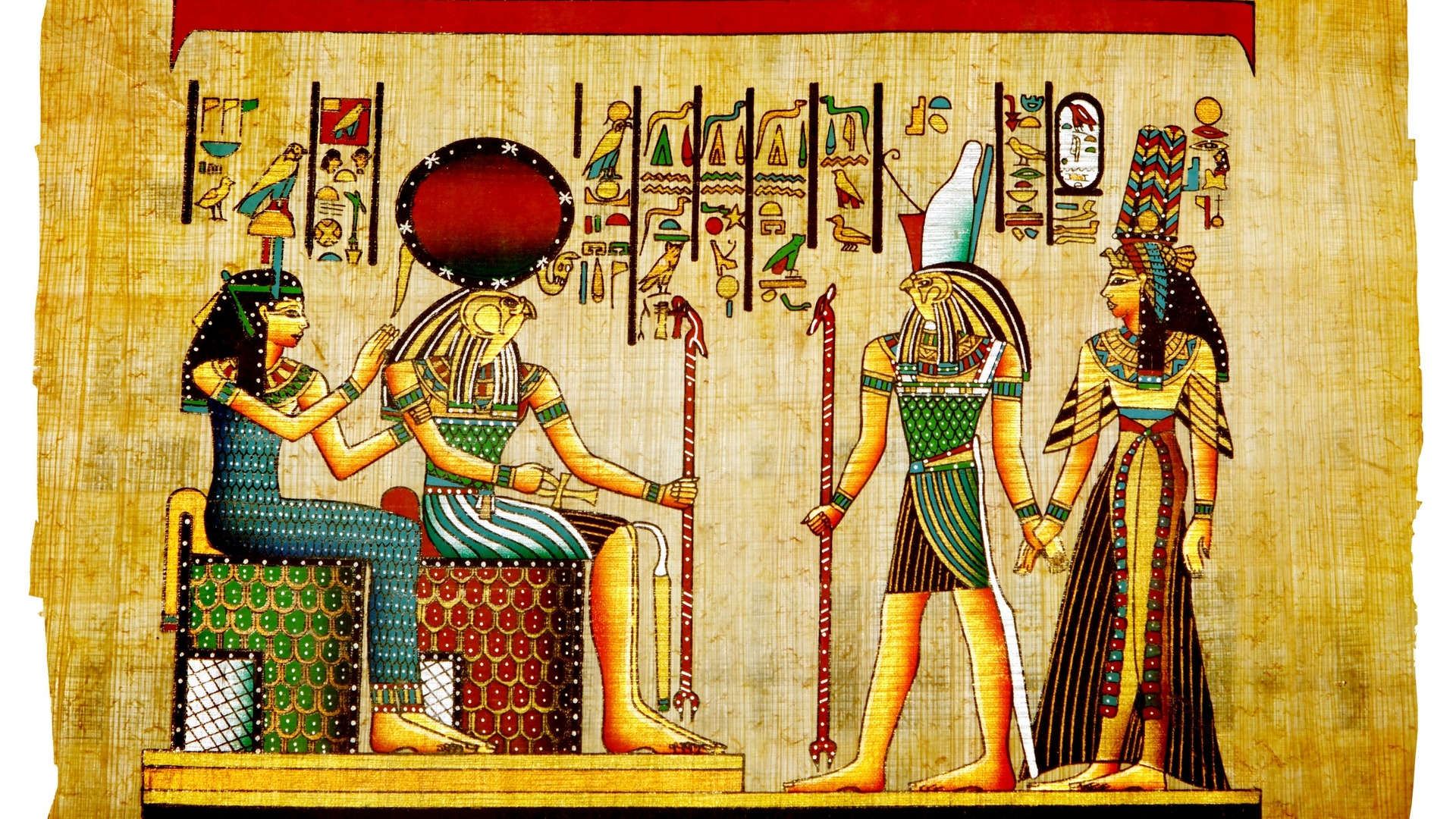 Папирус - самый популярный сувенир из Египта