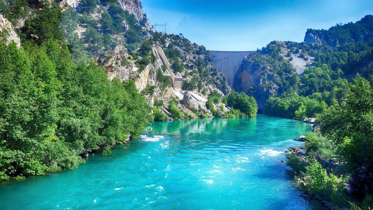 Озеро Зеленого каньона Турция