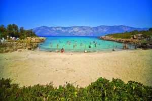Остров Клеопатры Турция пляж