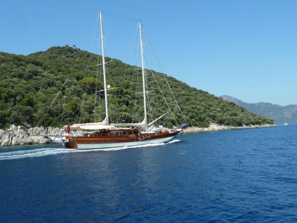 морская прогулка Турция яхта