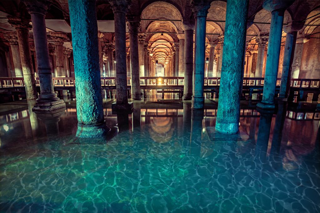 Цистерна Стамбул вода колонны