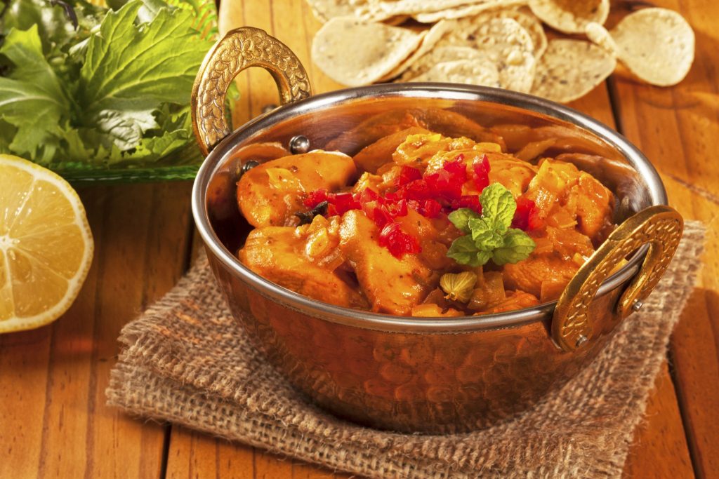 Бхуджиа – овощи с карр Гоа вегетарианство Индияи