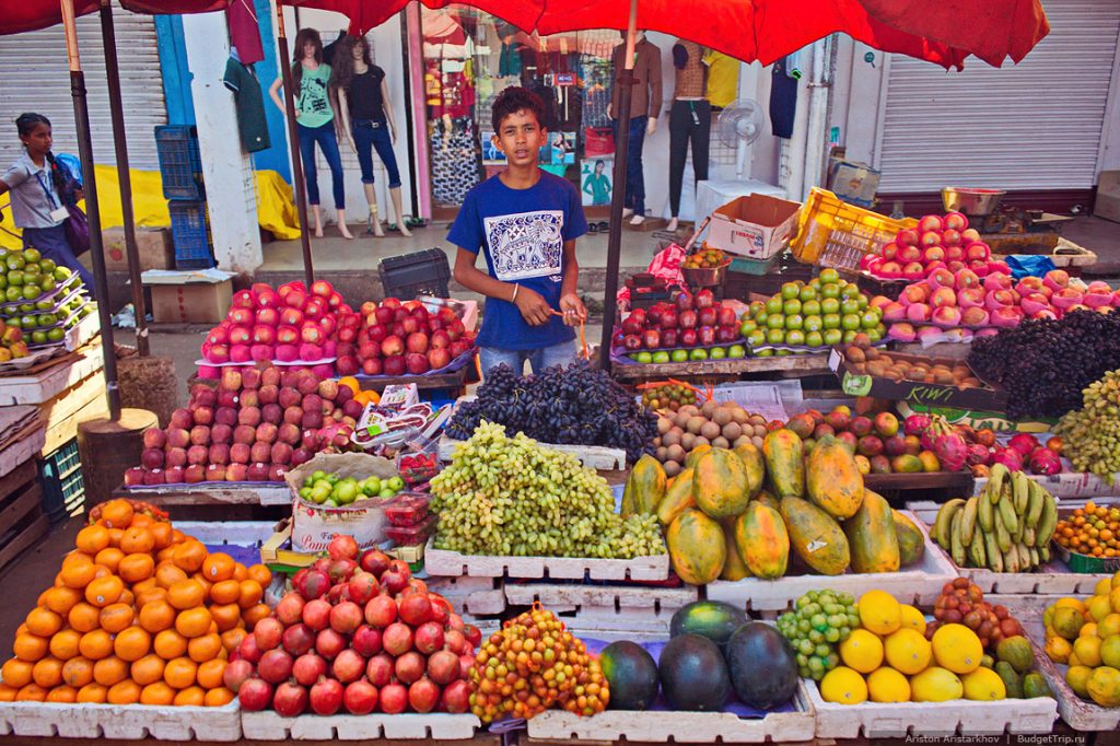Гоа рынок фрукты